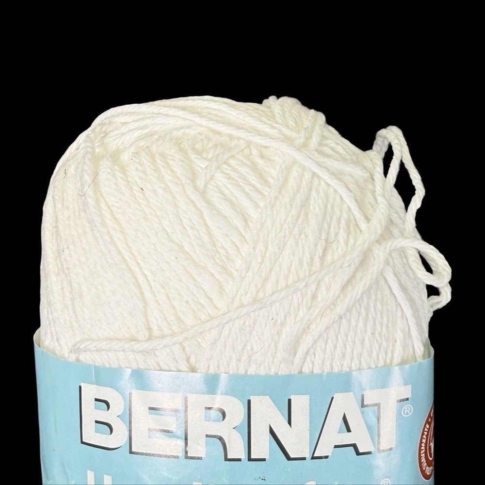 1 BERNAT HANDICRAFTER in SAIL WHITE 608yds 12oz Cotton Yarn - Picture 3 of 8